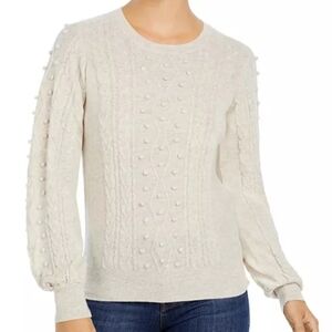 Bloomingdales Popcorn Cable Cashmere Sweater